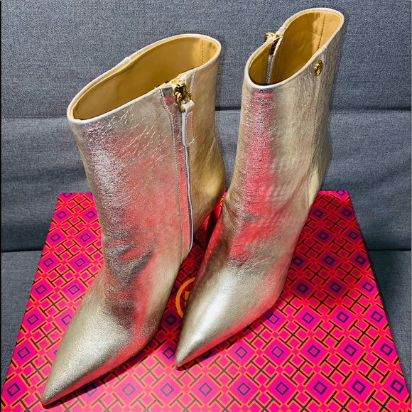 Tory Burch Metallic Boot (NWT)! - Picture 5 of 10